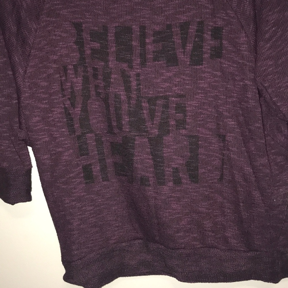 Hang Ten Slouchy Purple Sweater